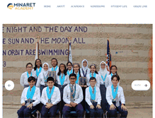 Tablet Screenshot of minaretacademy.net